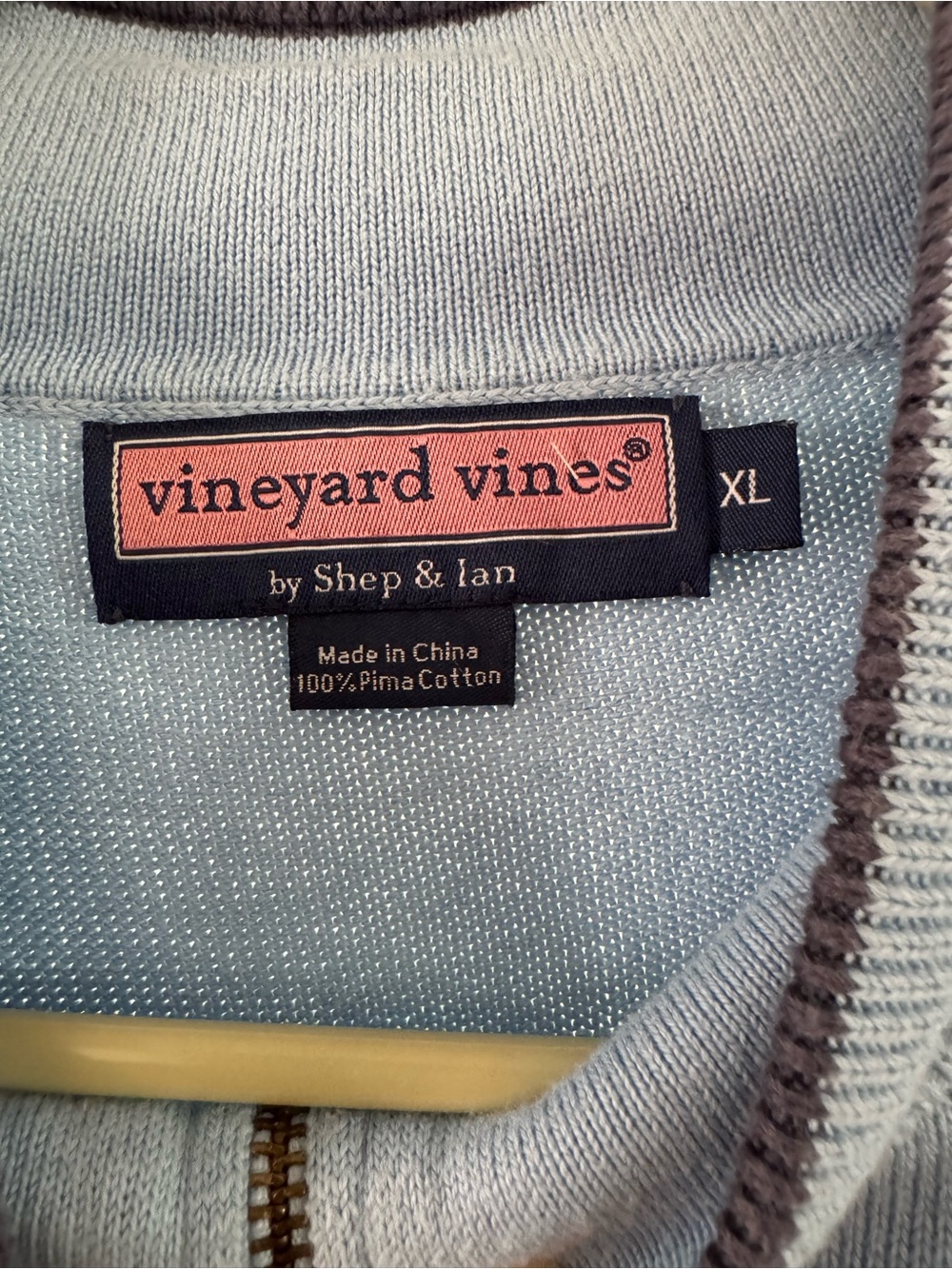 Vineyard Vines Blue Cotton Sweater